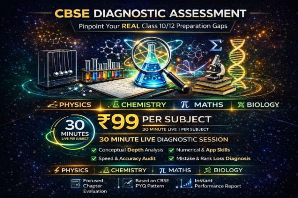 Diagnostic Assessment For CBSE(scroll down for subject selection) cover