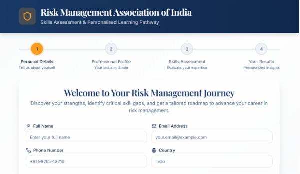 Risk Skills Gap Assessment & Personalised Learning Pathway Tool cover