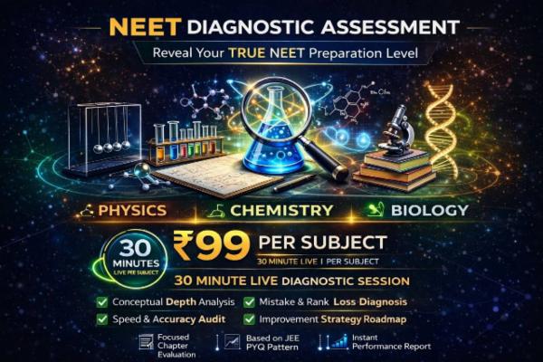 Diagnostic Assessment For NEET(scroll down for subject selection) cover