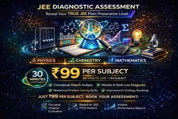 Diagnostic Assessment For JEE(scroll down for subject selection) cover