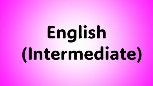 English (Intermediate) cover