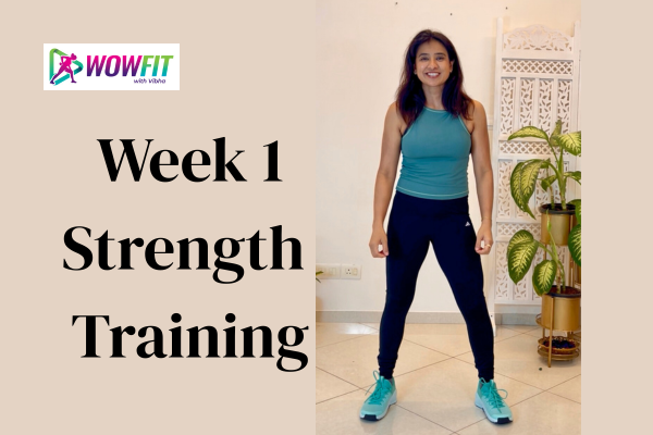 Week 1 Strength training cover