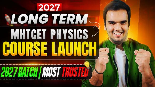 MHTCET 2027 FOUNDATION BATCH cover