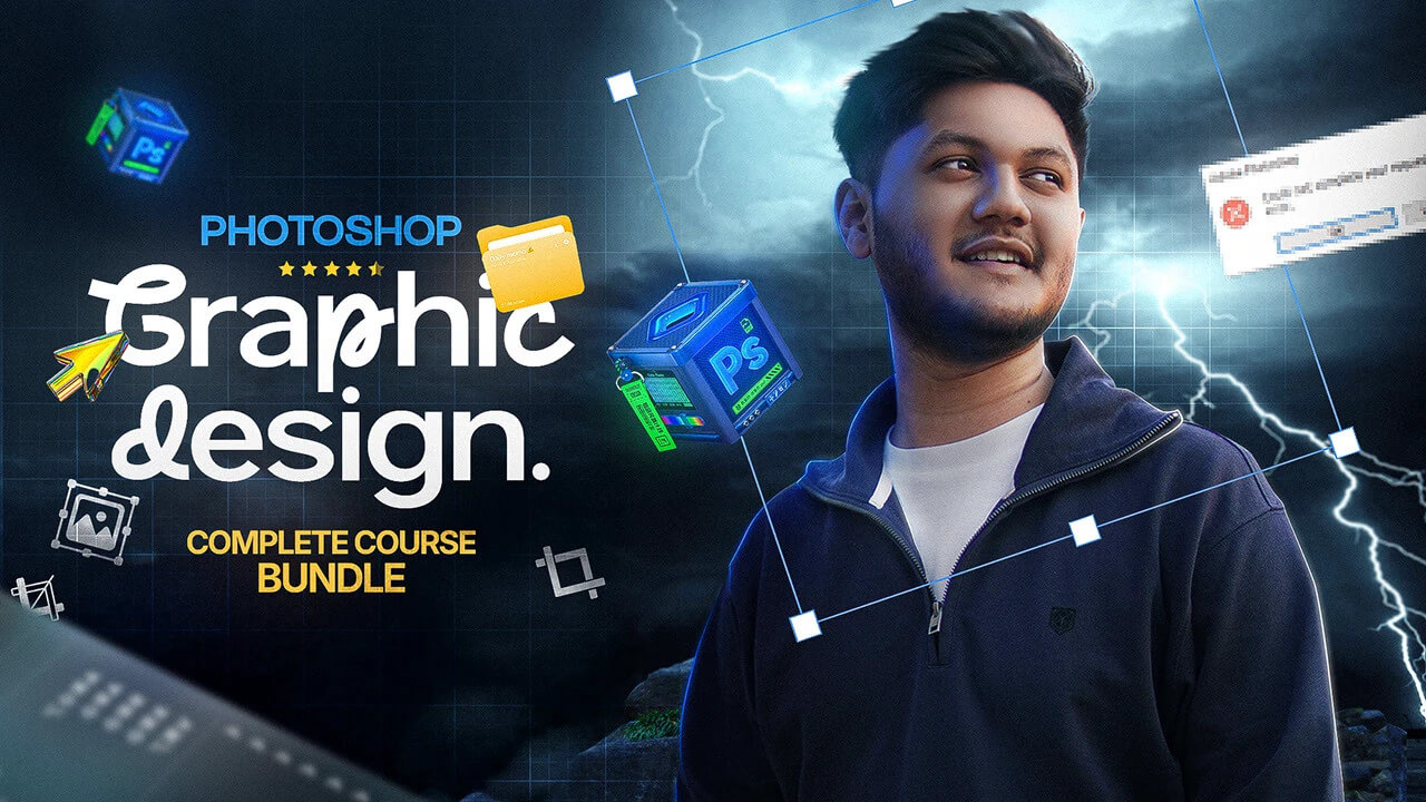 Yasin Ali Abir - Professional Graphic Design Course with AI & Photoshop cover