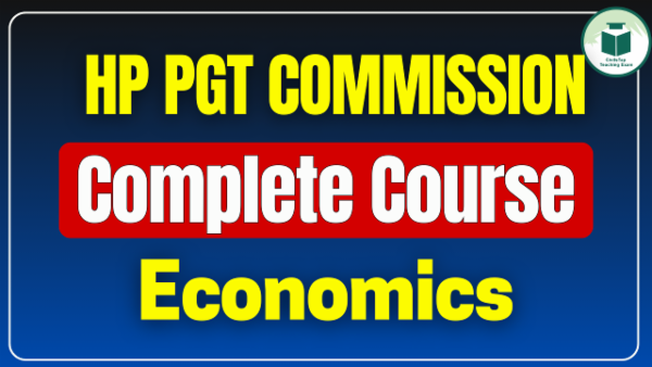 HP PGT Complete Batch- Economics cover