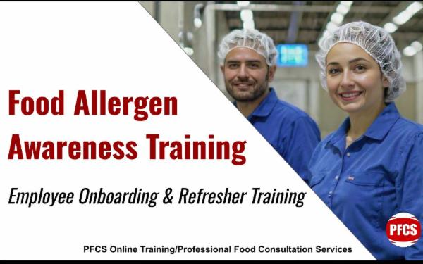 Food Allergen Awareness Training cover