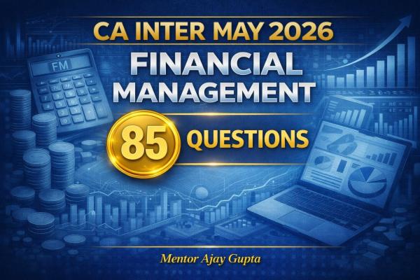 CA INTER MAY26 FM IMPORTANT QUESTIONS LIST cover