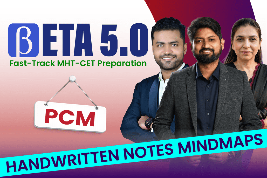 Beta 5.0 : MHTCET 2026 PCM - Complete Crash Course cover