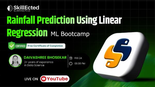 Rainfall Prediction Using Linear Regression – ML Bootcamp cover