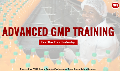 Advanced GMP Training for the Food Industry cover