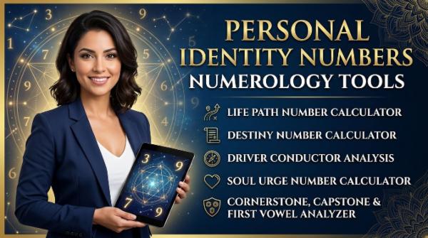 Personal Identity Numbers Numerology Tools cover