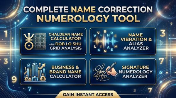Complete Name Correction Numerology Tool cover