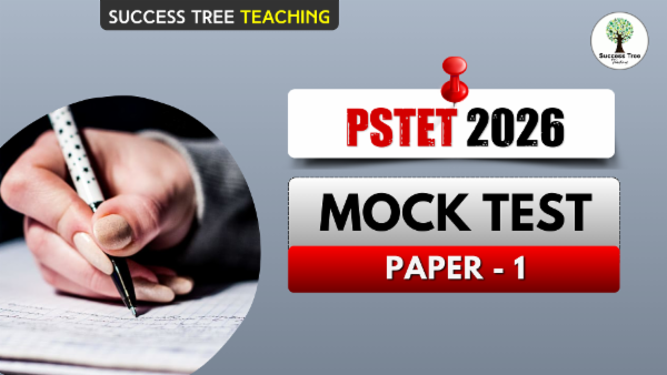 Pstet Paper 1 Mock Test cover