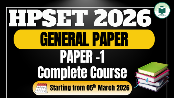 HP SET 2026 | General Paper | Paper -1 | Complete Batch- 2 cover