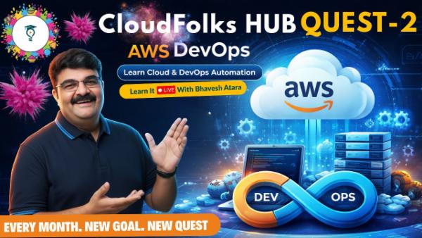 CloudFolks HUB Quest 2 AWS DevOps cover