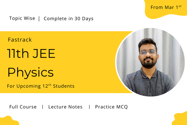 Fastrack 11th JEE Physics cover