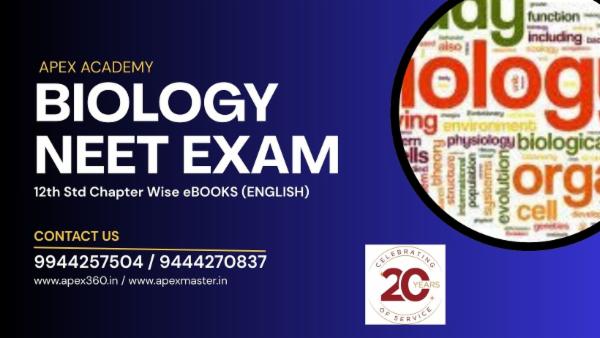 APEX NEET 12TH STD BIOLOGY EBOOK (ENGLISH) cover