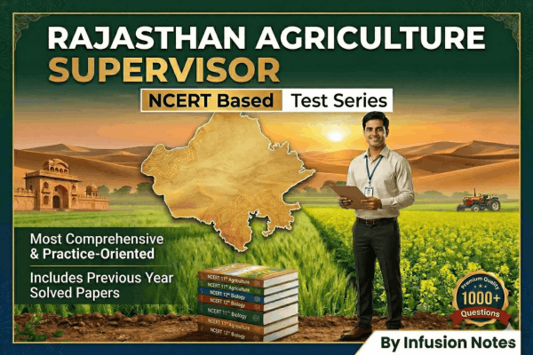 Rajasthan Agriculture Supervisor Test Series NCERT Based cover