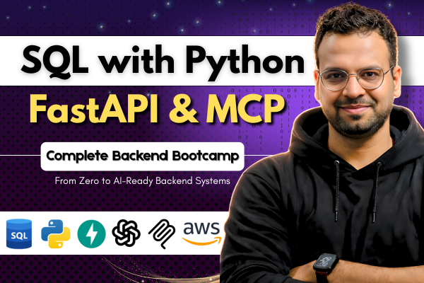 SQL with Python, FastAPI and MCP Bootcamp cover