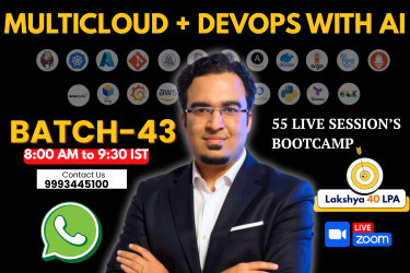 Batch-43 - Multi-Cloud + DevOps With AI - Lakshya 40 LPA Job... cover