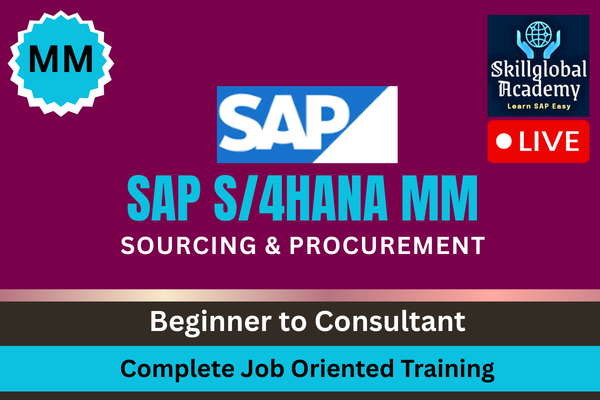 SAP S/4HANA MM LIVE Class on ZOOM cover