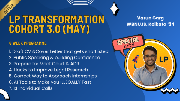 LP Transformation Cohort 3.0 (May) cover