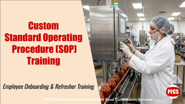 Standard Operating Procedure (SOP) Training cover