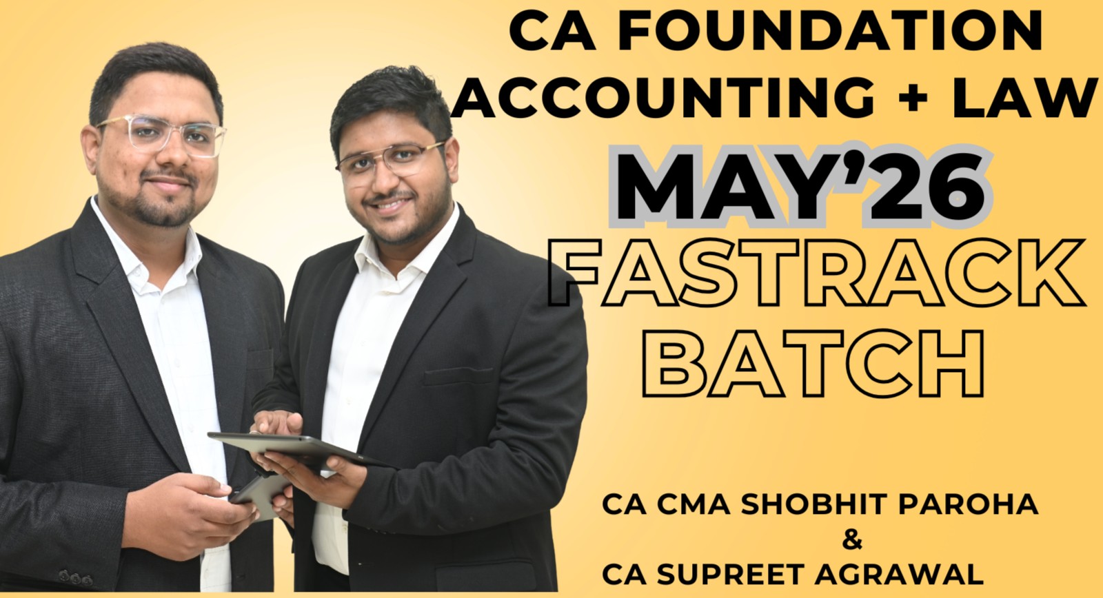 CA Foundation Crash Course 2 Subjects Combo (Accounting + Law) cover