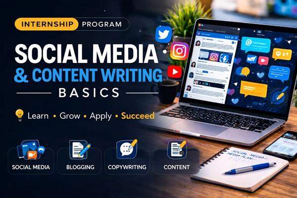SOCIAL MEDIA AND CONTENT WRITING BASICS  cover