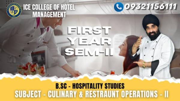 Culinary & Restaurant Operations-II cover