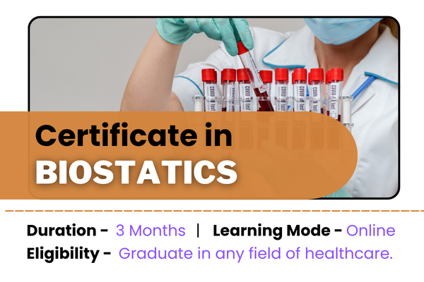 Certificate in Biostatics cover