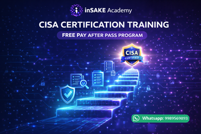 CISA Certification Training- Free Pay After Pass Mentorship Program cover