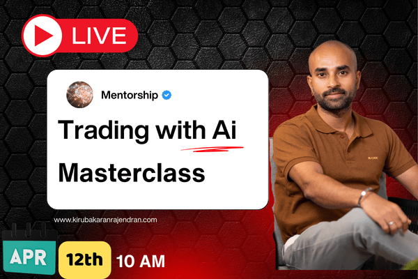 Mentorship | Trading with AI Masterclass | Live Workshop on April 12 2026 cover