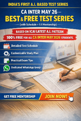 CA INTER MAY26 TEST SERIES cover