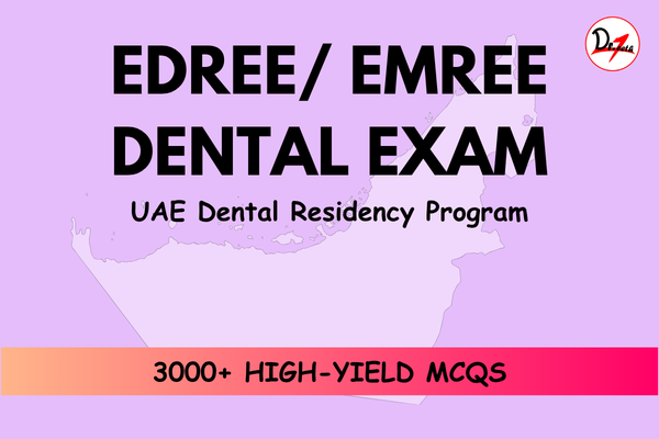 EDREE / EMREE Dental (Emirates Medical Residency Entrance Examination) cover
