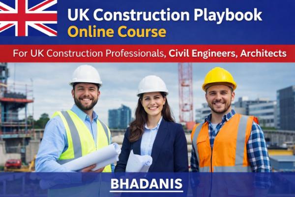 UK Construction Playbook Online Course For UK Construction Professionals , Civil Engineers, Architects cover