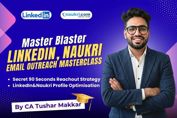 LinkedIn, Naukri & Email Outreach Masterclass cover