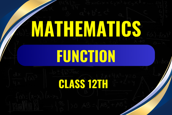 Function Class-12th cover