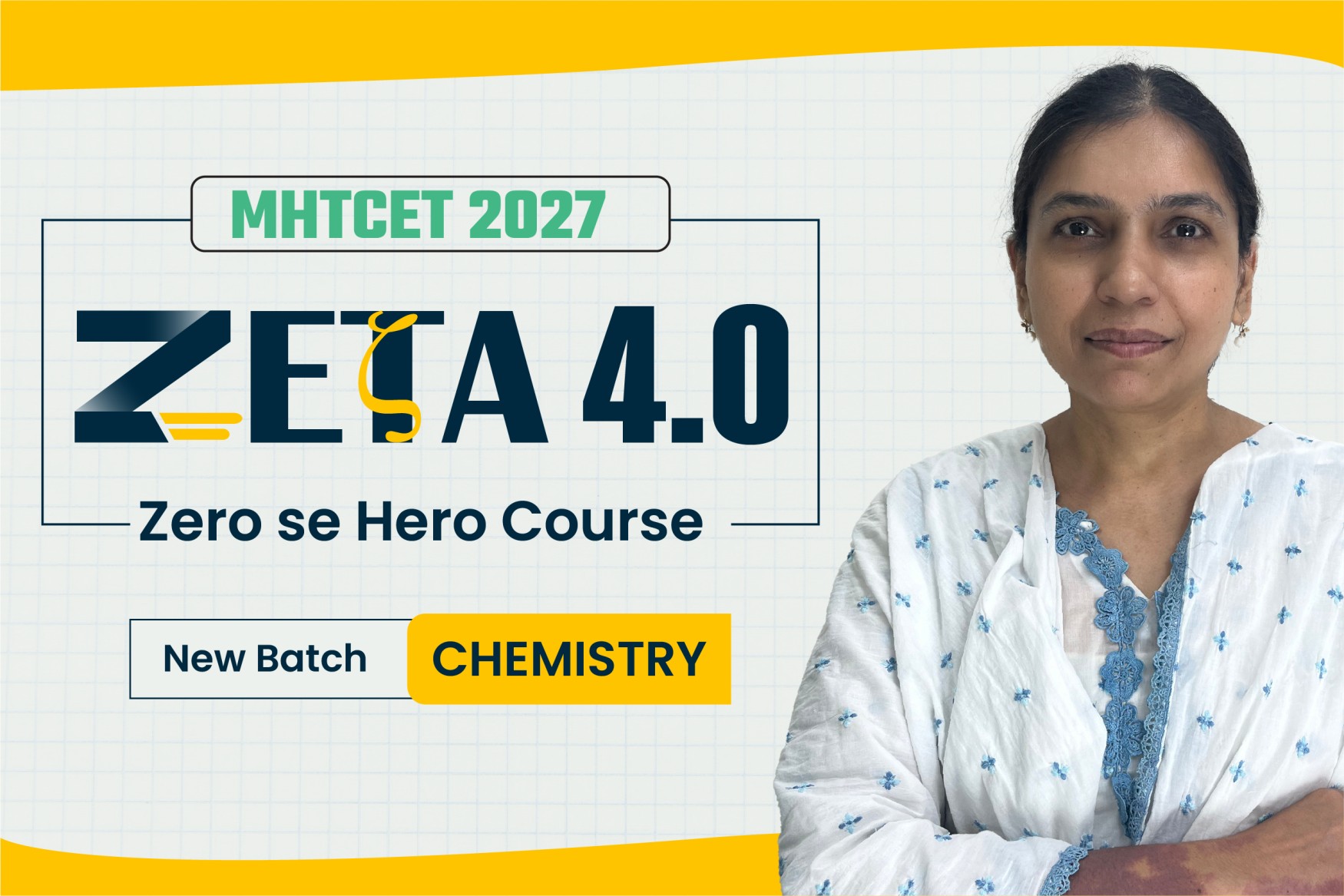 MHTCET 2027 Chemistry : Zeta 4.0 Batch cover