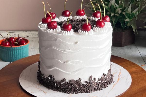 Eggless Black Forest Cake cover