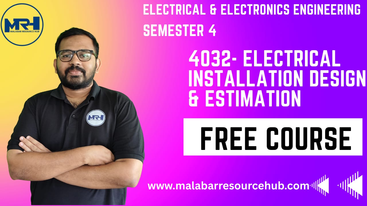 4032-Electrical Installation Design & Estimation (Free) cover