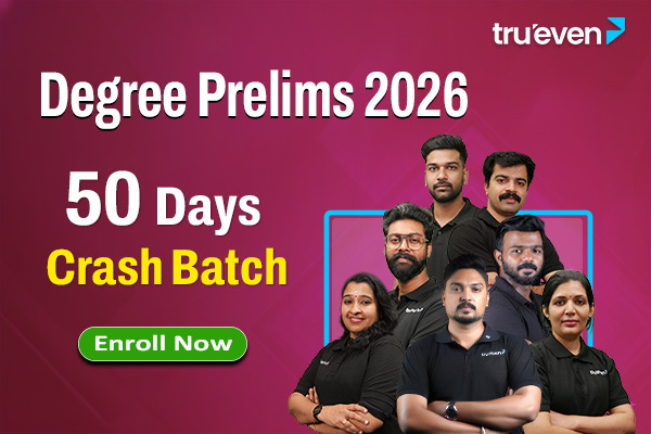 Degree Prelims 50 Days Crash Course (Mentorship Batch) cover