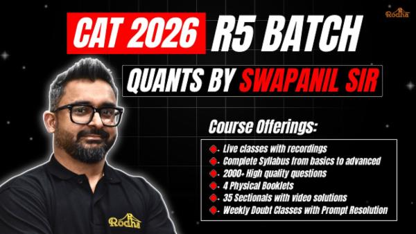 CAT 2026 | Batch - R5 | Zero to Zenith QUANTITATIVE APTITUDE by SWAPANIL SIR for CAT 2026 cover