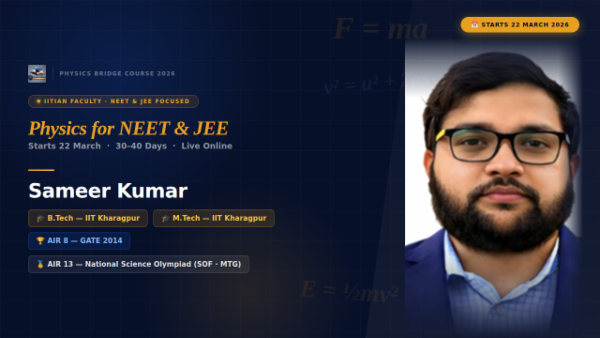 NEET/JEE Bridgcourse 10 to 11 moving students cover