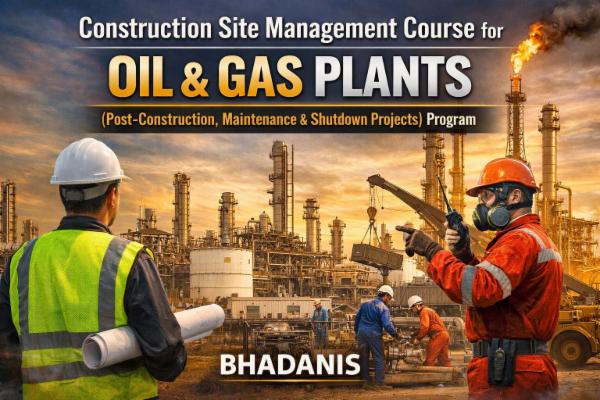Construction Site Management Course for Oil & Gas Plants (Post-Construction, Maintenance & Shutdown Projects) Program cover