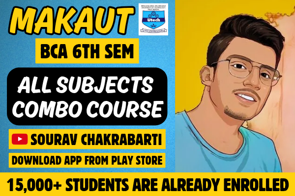 MAKAUT 6TH SEMESTER BCA - High CGPA Mastery Course🔥 cover