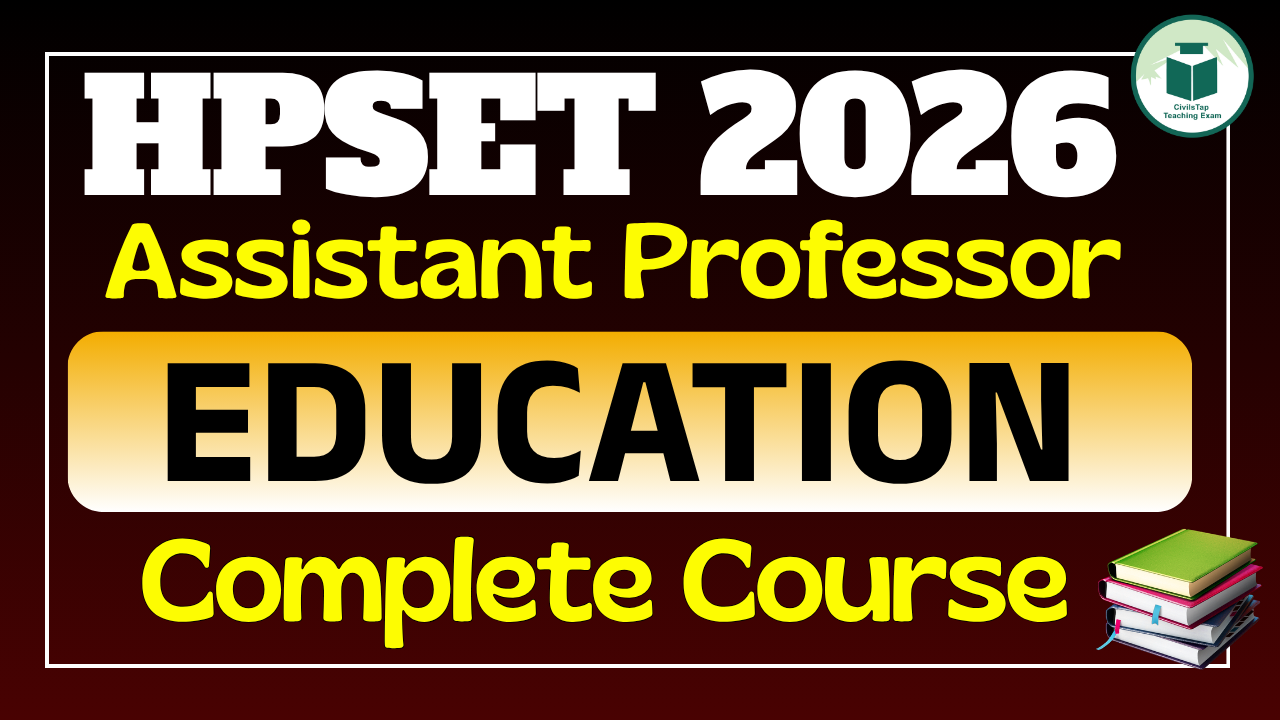 HP SET 2026 Assistant Professors Education Complete Course cover