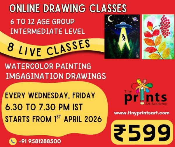 6 to 12 Age Group Wednesday - Friday April 2026 Batch cover