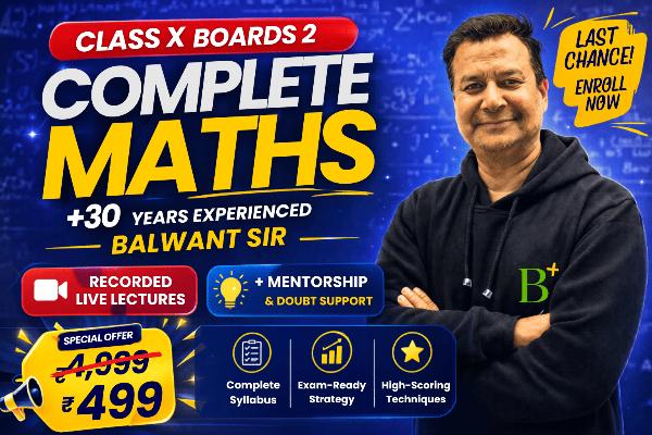 CBSE Class 10 Mathematics Full Course | Score 95+ with NCERT, PYQs & Tests cover