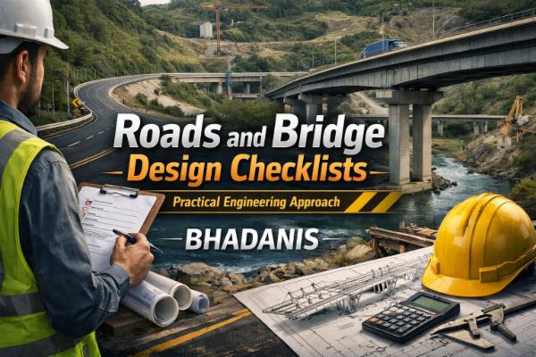 Roads and Bridge Design Checklists – Practical Engineering Approach cover